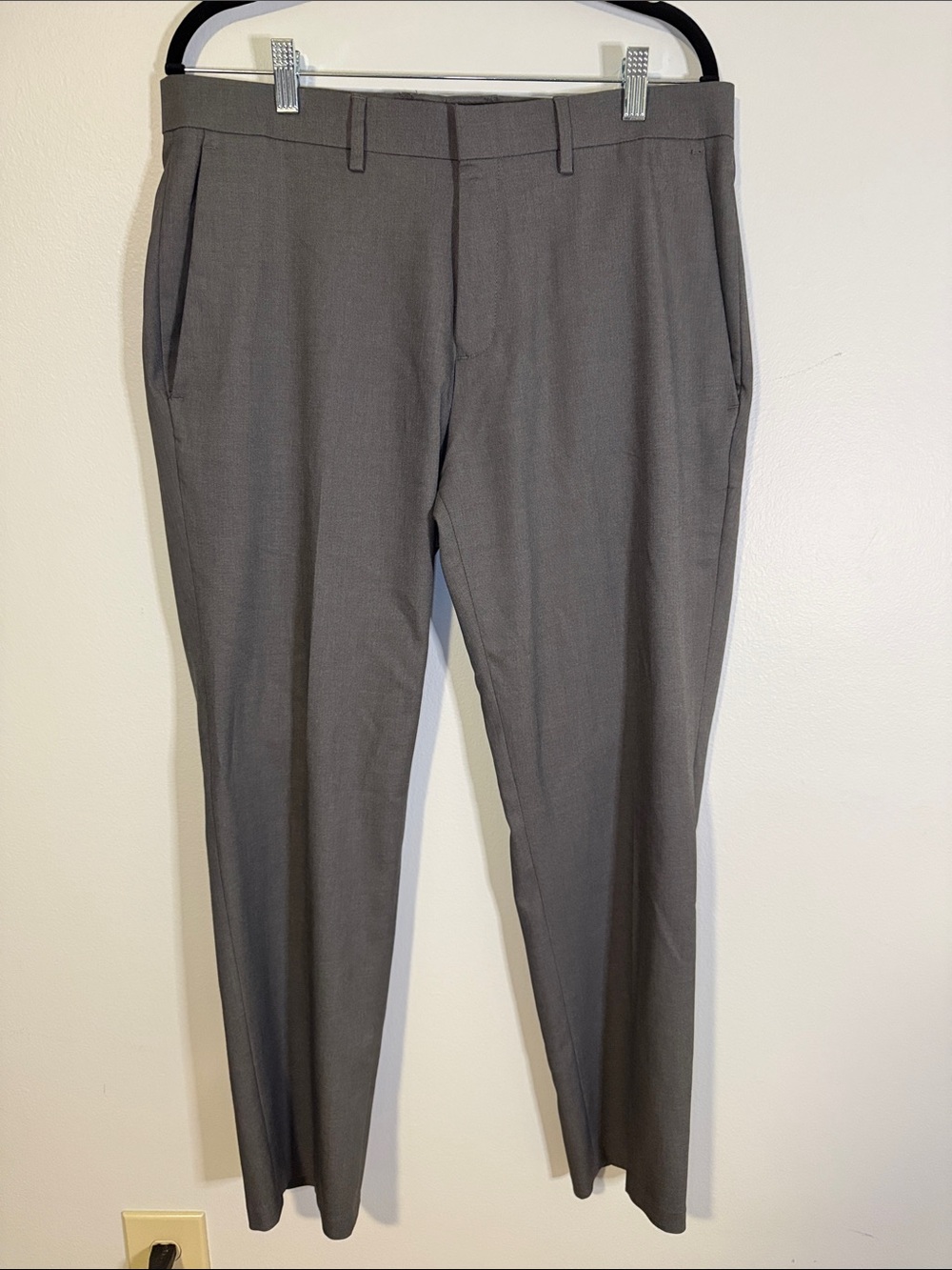 Kenneth Cole Reaction Men's Gray Dress Pants - 34x30